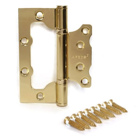 Петля (накл.) Аpecs 100*75 -2.5-B2-Steel-G зол.