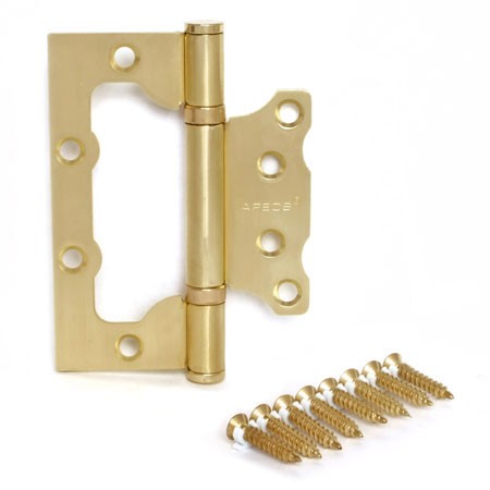 Петля (накл.) Аpecs 100*75 -2.5-B2-Steel-GM мат. зол.